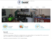 Tablet Screenshot of incatal.cl